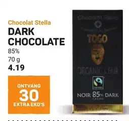 Ekoplaza Chocolat Stella dark chocolate aanbieding