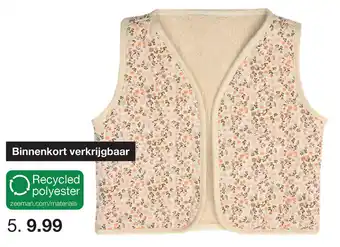 Zeeman Gilet aanbieding