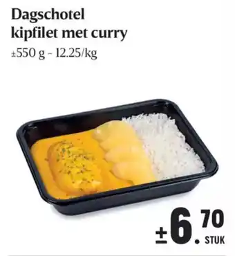 Buurtslagers Dagschotel kipfilet met curry aanbieding