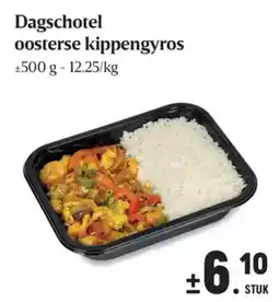 Buurtslagers Dagschotel oosterse kippengyros aanbieding