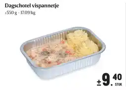 Buurtslagers Dagschotel vispannetje aanbieding