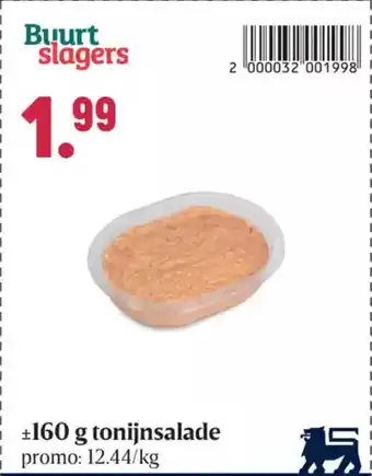 Buurtslagers Buurt slagers tonijnsalade aanbieding