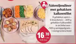 Buurtslagers Valentijnsdiner met gebakken kalkoenfilet aanbieding