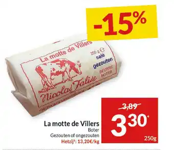 Intermarché La motte de Villers aanbieding