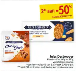 Intermarché Jules destrooper koekjes aanbieding