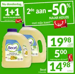 Intermarché Becel frituurolie aanbieding