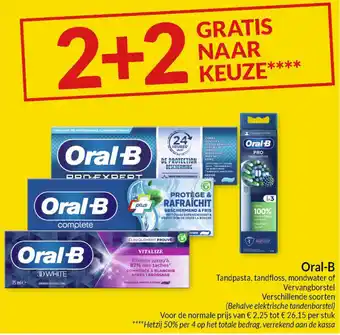 Intermarché Oral-B aanbieding