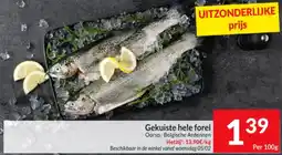 Intermarché Gekuiste hele forel aanbieding
