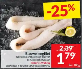 Intermarché Blauwe lengfilet aanbieding