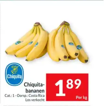 Intermarché Chiquita bananen aanbieding