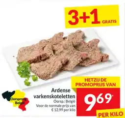 Intermarché Ardense varkenskoteletten aanbieding