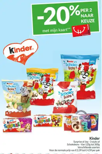 Intermarché Kinder aanbieding