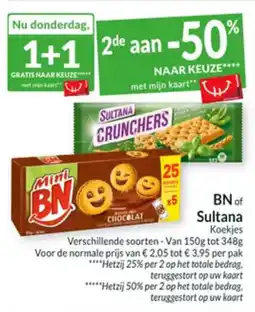 Intermarché BN of Sultana Koekjes aanbieding