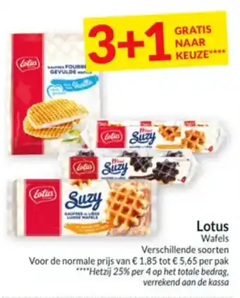 Intermarché Lotus Wafels aanbieding