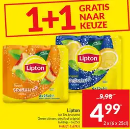 Intermarché Lipton ice tea aanbieding