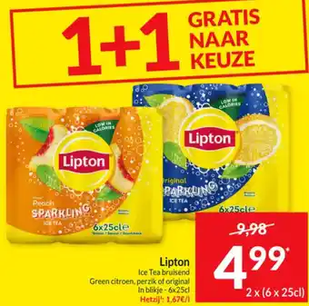 Intermarché Lipton ice tea aanbieding