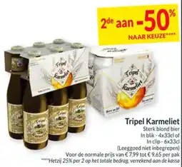 Intermarché Tripel karmeliet sterk blond bier aanbieding