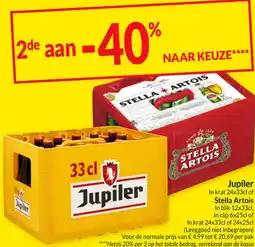 Intermarché Jupiler of stella artois aanbieding