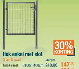 Cevo Hek enkel met slot aanbieding