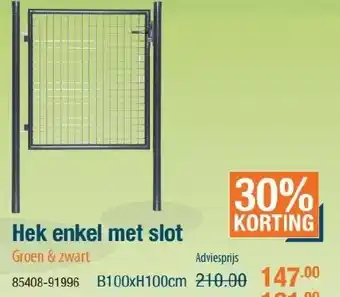 Cevo Hek enkel met slot aanbieding