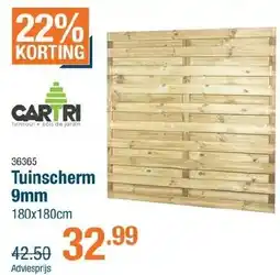 Cevo Cartri tuinscherm 9mm aanbieding