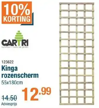 Cevo Cartri kinga rozenscherm aanbieding