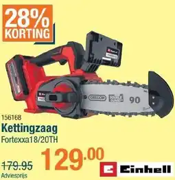 Cevo Einhell Kettingzaag Fortexxa18/20TH aanbieding