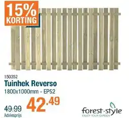 Cevo Forest-style Tuinhek Reverso  EP52 aanbieding