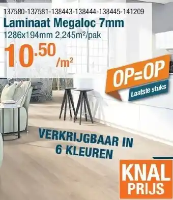 Cevo Laminaat Megaloc 7mm aanbieding