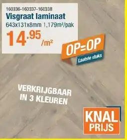 Cevo Visgraat laminaat aanbieding