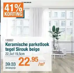 Cevo Keramische parketlook tegel Sirouk aanbieding