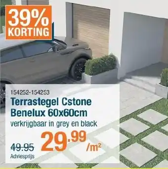 Cevo Terrastegel Cstone Benelux aanbieding