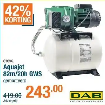 Cevo Aquajet 82m / 20h GWS aanbieding