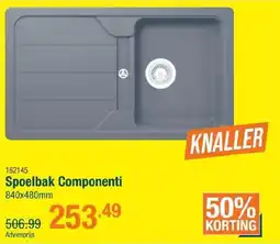 Cevo Spoelbak Componenti aanbieding