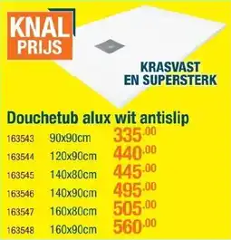 Cevo Douchetub alux wit antislip aanbieding