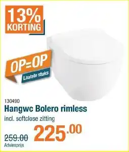 Cevo Hangwc Bolero rimless aanbieding