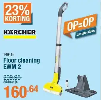 Cevo Karcher Floor cleaning EWM 2 aanbieding