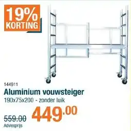 Cevo Aluminium vouwsteiger aanbieding