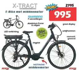 iTEK X-Tract Bicycles E-Bike met Middenmotor aanbieding