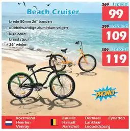 iTEK Beach Cruiser 1 speed aanbieding