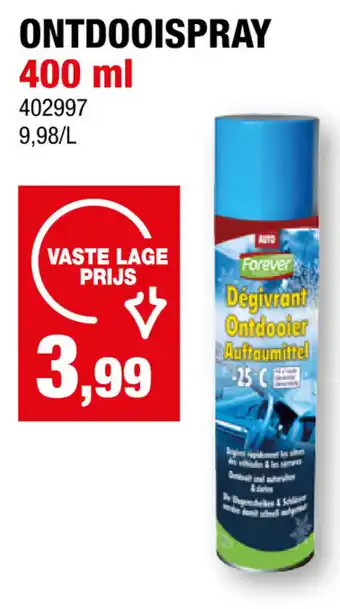 Hubo Ontdooispray aanbieding