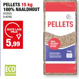 Hubo Pellets 100% Naaldhout aanbieding