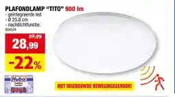 Hubo Plafondlamp Tito aanbieding