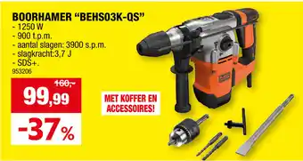 Hubo Boorhamer BEHS03K-QS aanbieding