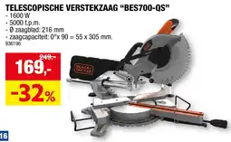 Hubo Telescopische Verstekzaag BES700-QS aanbieding