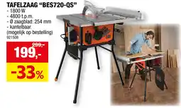 Hubo Tafelzaag BES720-QS aanbieding