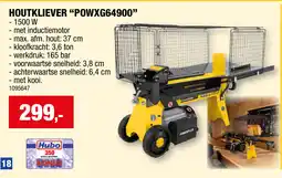 Hubo Houtkliever POWXG64900 aanbieding