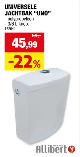 Hubo Allibert universele jachtbak Uno aanbieding