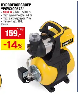 Hubo Powerplus Hydrofoorgroep POWXG9573 aanbieding