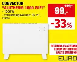 Hubo Convector Alutherm 1000 WiFi aanbieding